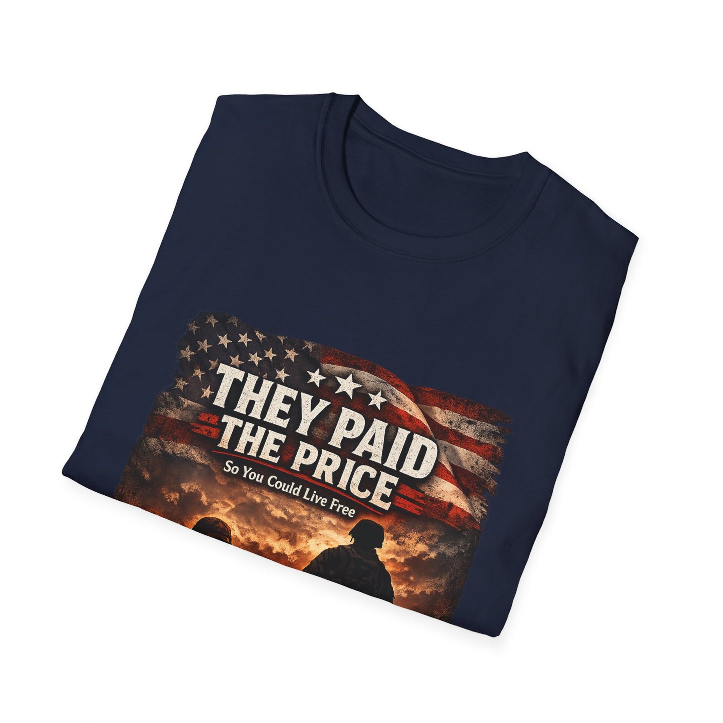 Veteran Tribute T-Shirt — "They Paid The Price" Memorial Tee