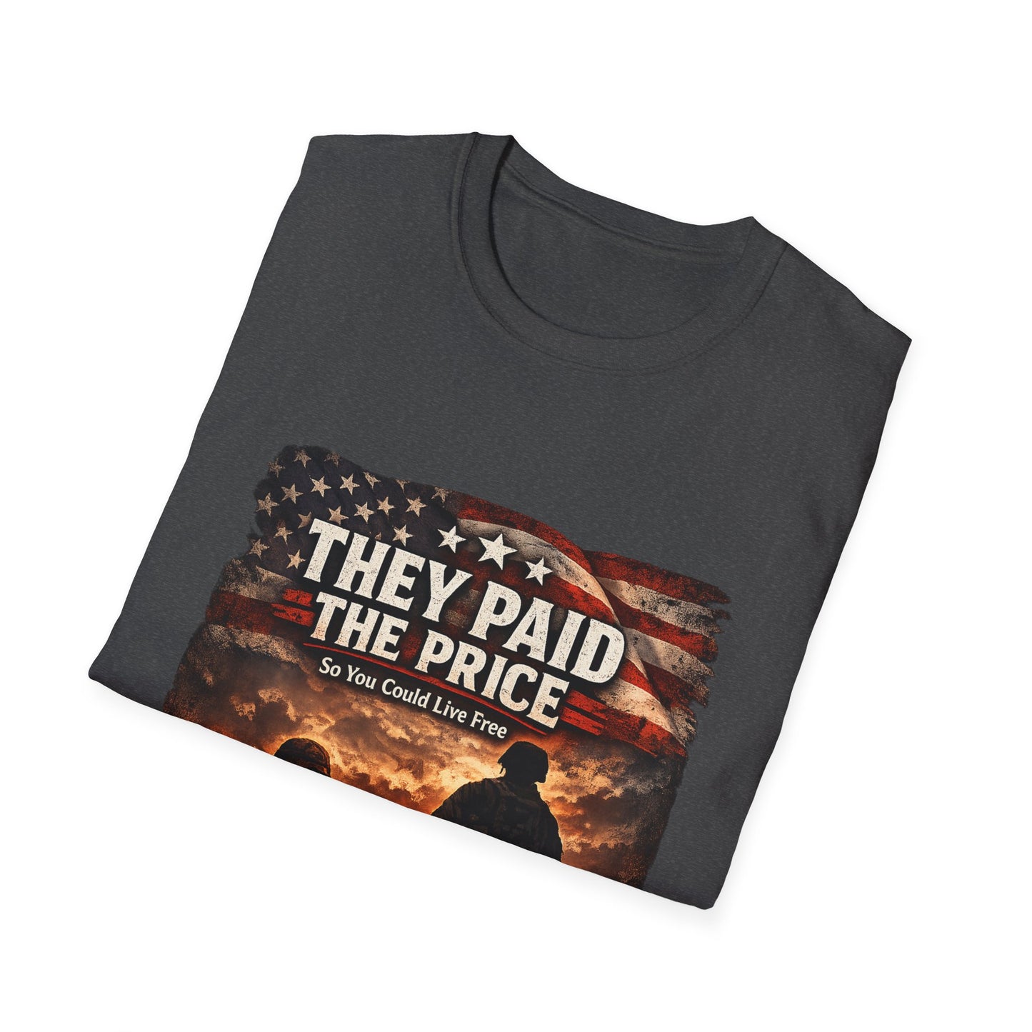 Veteran Tribute T-Shirt — "They Paid The Price" Memorial Tee
