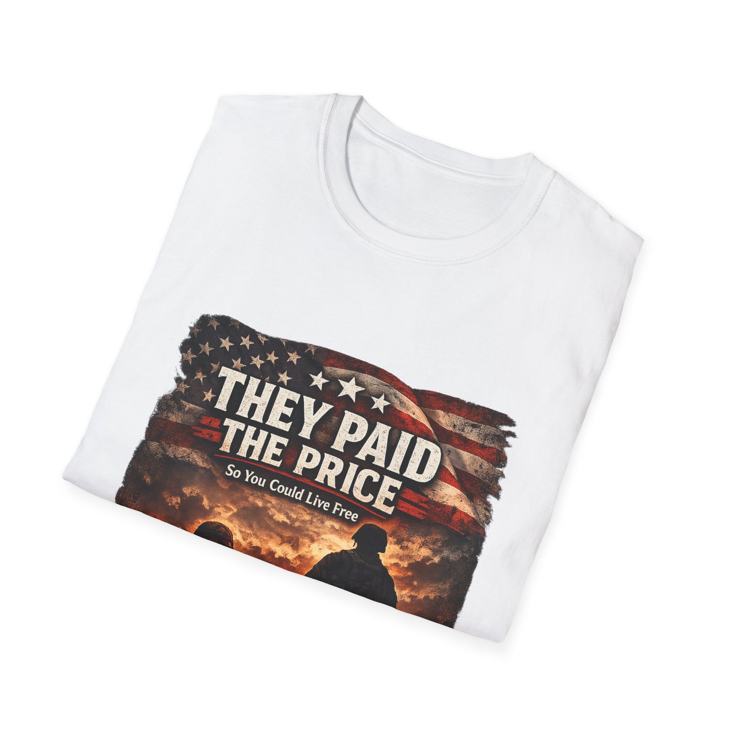 Veteran Tribute T-Shirt — "They Paid The Price" Memorial Tee