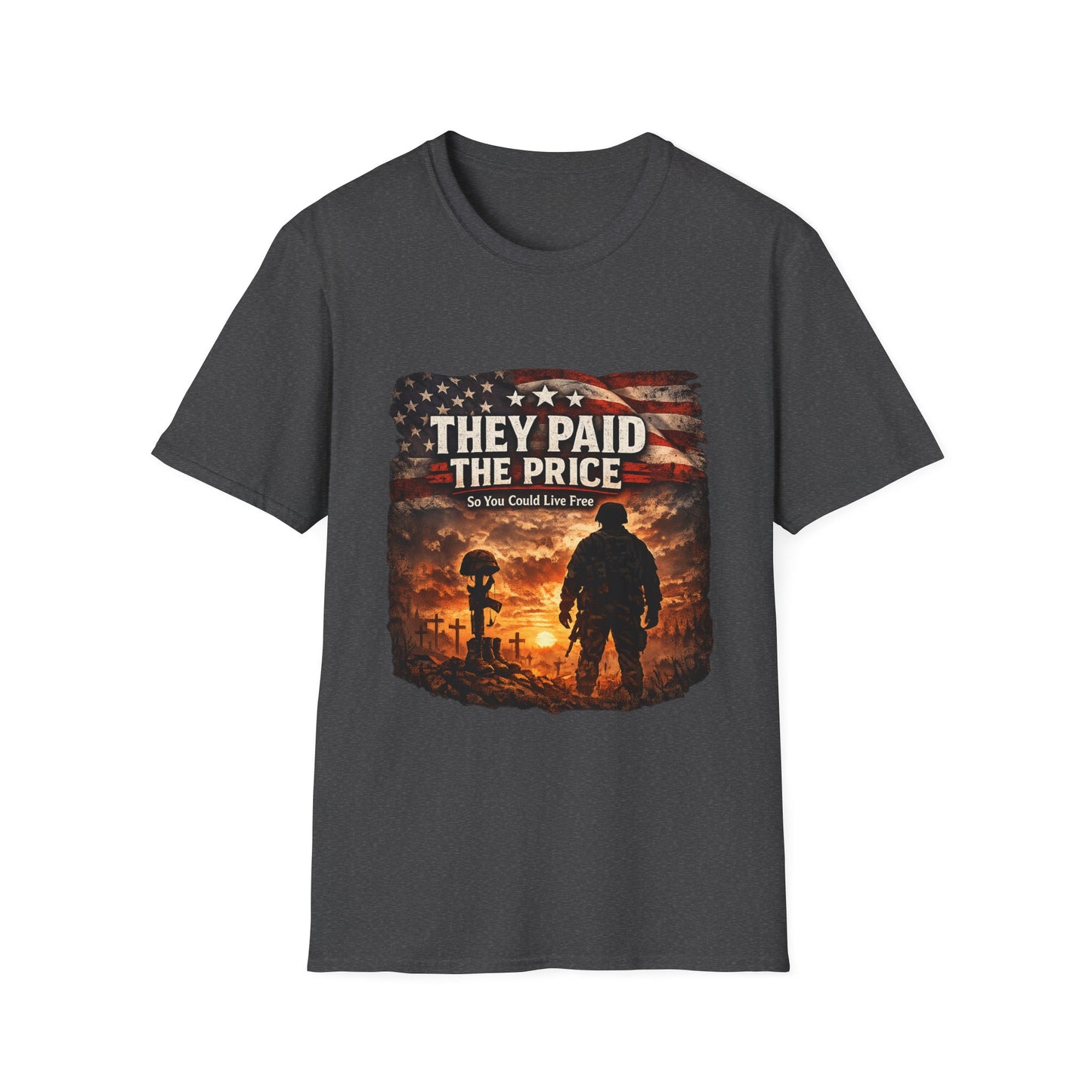 Veteran Tribute T-Shirt — "They Paid The Price" Memorial Tee