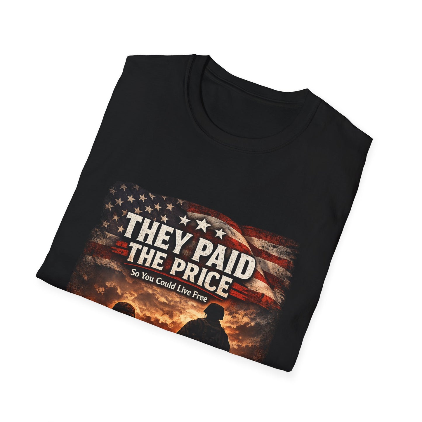 Veteran Tribute T-Shirt — "They Paid The Price" Memorial Tee